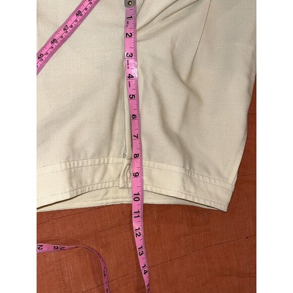 Akris Punto Womens Beige Wool-Blend High Waist Wide-Leg Dress Pants Size 4 - Picture 10 of 10